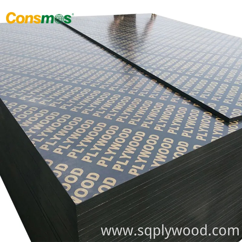 Consmos 3 Star 18mm Waterproof Melamine WBP Glue Film Faced Plywood for Construction